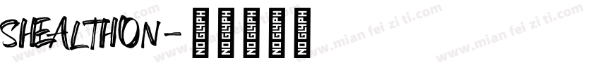SHEAL THON字体转换